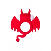 Красное эрекционное кольцо на пенис JOS COCKY DEVIL - JOS - в Первоуральске купить с доставкой