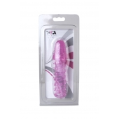 Розовая насадка с нежными шипами - 13,5 см. - Toyfa Basic - в Первоуральске купить с доставкой