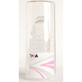 Гелевая прозрачная насадка с 2 отростками - 13 см. - Toyfa Basic - в Первоуральске купить с доставкой