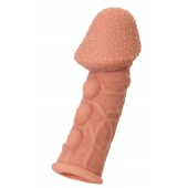 Насадка на фаллос с пузыриками, венками и ребристостью KOKOS Extreme Sleeve 09 - 12,7 см. - KOKOS - в Первоуральске купить с доставкой