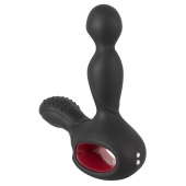 Черный вибромассажер простаты с нагревом и ротацией Prostate Plug - 14,5 см. - Orion - в Первоуральске купить с доставкой