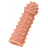 Телесная реалистичная насадка KOKOS Extreme Sleeve 03 с дополнительной стимуляцией - 12,7 см. - KOKOS - в Первоуральске купить с доставкой