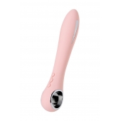 Розовый силиконовый вибратор с электростимуляцией GALVANI VIBE - 21 см. - ToyFa - купить с доставкой в Первоуральске