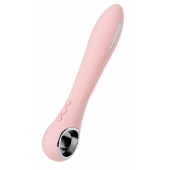 Розовый силиконовый вибратор с электростимуляцией GALVANI VIBE - 21 см. - ToyFa - купить с доставкой в Первоуральске