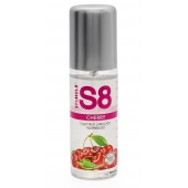 Смазка на водной основе S8 Flavored Lube со вкусом вишни - 125 мл. - Stimul8 - купить с доставкой в Первоуральске Смазка на водной основе S8 Flavored Lube со вкусом вишни - 125 мл. - Stimul8 - купить с доставкой в Первоуральске
