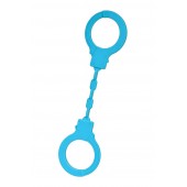 Голубые силиконовые наручники A-Toys без ключа - A-toys - купить с доставкой в Первоуральске