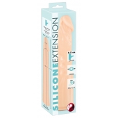 Телесная насадка-удлинитель Silicone Extension - 19 см. - Orion - в Первоуральске купить с доставкой
