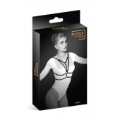 Черная упряжь на грудь Laura - Bijoux Pour Toi - купить с доставкой в Первоуральске