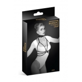 Черная упряжь на грудь Julia - Bijoux Pour Toi - купить с доставкой в Первоуральске