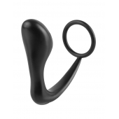 Эрекционное кольцо с анальной пробкой Ass-Gasm Cockring Plug - Pipedream - в Первоуральске купить с доставкой