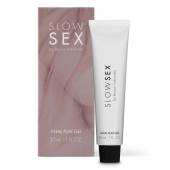 Лубрикант на водной основе Slow Sex Anal Play Gel - 30 мл. - Bijoux Indiscrets - купить с доставкой в Первоуральске