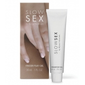 Гель для мастурбации с ароматом кокоса Slow Sex Finger Play Gel - 30 мл. - Bijoux Indiscrets - купить с доставкой в Первоуральске