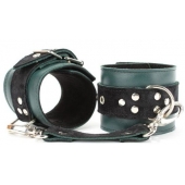 Изумрудные оковы на ноги Ladys Arsenal на карабинах - БДСМ Арсенал - купить с доставкой в Первоуральске