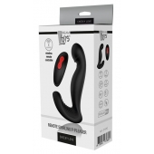 Черный вибромассажер простаты SWIRLING P-PLEASER - Dream Toys - в Первоуральске купить с доставкой