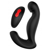 Черный вибромассажер простаты SWIRLING P-PLEASER - Dream Toys - в Первоуральске купить с доставкой