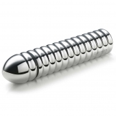 Рельефный фаллос для интенсивного электросекса Groovey George - 20 см. - MyStim - купить с доставкой в Первоуральске