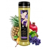 Массажное масло Libido Exotic Fruits с ароматом экзотических фруктов - 240 мл. - Shunga - купить с доставкой в Первоуральске
