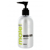Лубрикант с согревающим эффектом MALE Cobeco Warm Lubricant - 250 мл. - Cobeco - купить с доставкой в Первоуральске