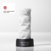 Белый 3D мастурбатор POLYGON - Tenga - в Первоуральске купить с доставкой