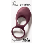Бордовое эрекционное виброкольцо Daydream - Lola Games - в Первоуральске купить с доставкой