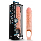 Телесный реалистичный фаллоудлинитель 9 Inch Silicone Cock Sheath Penis Extender - 22,86 см. - Blush Novelties - в Первоуральске купить с доставкой