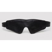 Черная плотная маска на глаза Bound to You Faux Leather Blindfold - Fifty Shades of Grey - купить с доставкой в Первоуральске