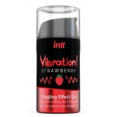 Жидкий интимный гель с эффектом вибрации Vibration! Strawberry - 15 мл. - INTT - купить с доставкой в Первоуральске