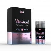 Жидкий интимный гель с эффектом вибрации Vibration! Bubble Gum - 15 мл. - INTT - купить с доставкой в Первоуральске