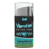 Жидкий интимный гель с эффектом вибрации Vibration! Gin   Tonic - 15 мл. - INTT - купить с доставкой в Первоуральске