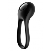Черное эрекционное виброкольцо Majestic Duo - Satisfyer - в Первоуральске купить с доставкой