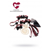 Черно-красный бондажный набор Bow-tie - ToyFa - купить с доставкой в Первоуральске