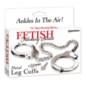 Металлические наручники Metal Leg Cuffs - Pipedream - купить с доставкой в Первоуральске