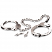 Металлические наручники Metal Leg Cuffs - Pipedream - купить с доставкой в Первоуральске