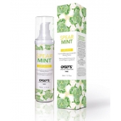 Разогревающее массажное масло Gourmet Spearmint Organic с органическими ингредиентами - 50 мл. - Exsens - купить с доставкой в Первоуральске