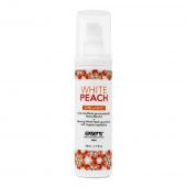 Разогревающее массажное масло Gourmet White Peach Organic с органическими ингредиентами - 50 мл. - Exsens - купить с доставкой в Первоуральске