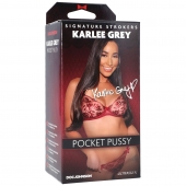 Мастурбатор-вагина Karlee Grey ULTRASKYN Pocket Pussy - Doc Johnson - в Первоуральске купить с доставкой