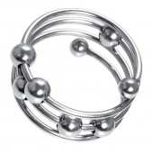 Большое металлическое кольцо под головку пениса - ToyFa - купить с доставкой в Первоуральске