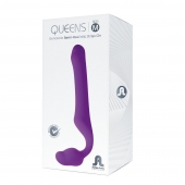 Лиловый безремневой страпон Queens M - Adrien Lastic - купить с доставкой в Первоуральске