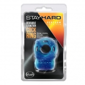 Голубое эрекционное виброкольцо Reusable 5 Function Cock Ring - Blush Novelties - в Первоуральске купить с доставкой