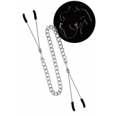 Регулируемые зажимы для сосков Sweet Caress Nipple Chain - Sweet Caress - купить с доставкой в Первоуральске