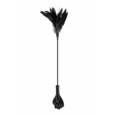 Двусторонний стек-щекоталка Sweet Caress Feather Whip - 58 см. - Sweet Caress - купить с доставкой в Первоуральске