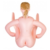 Надувная секс-кукла с реалистичной головой и поднятыми ножками - ToyFa - в Первоуральске купить с доставкой