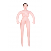 Надувная секс-кукла брюнетка с реалистичной головой - ToyFa - в Первоуральске купить с доставкой