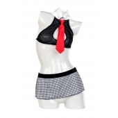 Надувная секс-кукла с реалистичной головой в костюме учительницы - ToyFa - в Первоуральске купить с доставкой