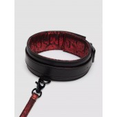 Стильный ошейник с поводком Reversible Faux Leather Collar and Lead - Fifty Shades of Grey - купить с доставкой в Первоуральске