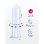 Презервативы MY.SIZE размер 64 - 10 шт. - My.Size - купить с доставкой в Первоуральске Презервативы MY.SIZE размер 64 - 10 шт. - My.Size - купить с доставкой в Первоуральске