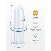 Презервативы MY.SIZE размер 53 - 3 шт. - My.Size - купить с доставкой в Первоуральске Презервативы MY.SIZE размер 53 - 3 шт. - My.Size - купить с доставкой в Первоуральске