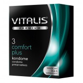 Контурные презервативы VITALIS PREMIUM comfort plus - 3 шт. - Vitalis - купить с доставкой в Первоуральске