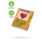 Экологически чистые презервативы Masculan Organic - 3 шт. - Masculan - купить с доставкой в Первоуральске