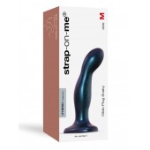 Темно-синяя насадка Strap-On-Me Dildo Plug Snaky size M - Strap-on-me - купить с доставкой в Первоуральске